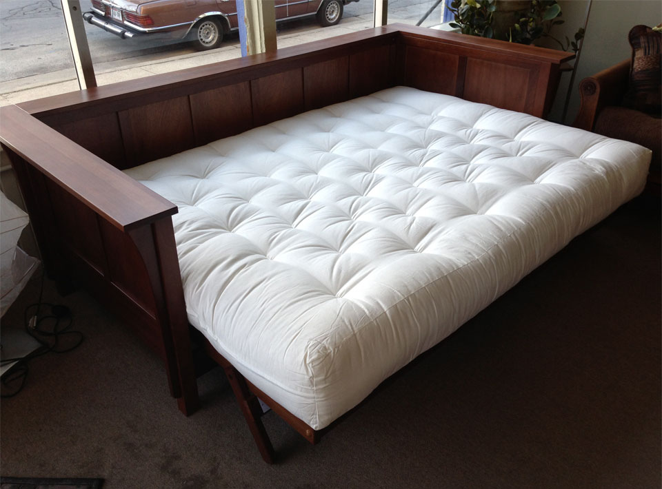 average futon mattress size